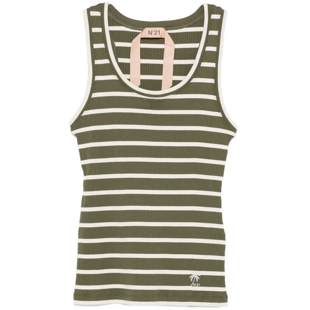 Топ в полоску