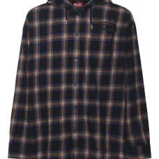 Куртка с капюшоном в клетку