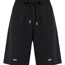 Шорты с логотипом и кулиской