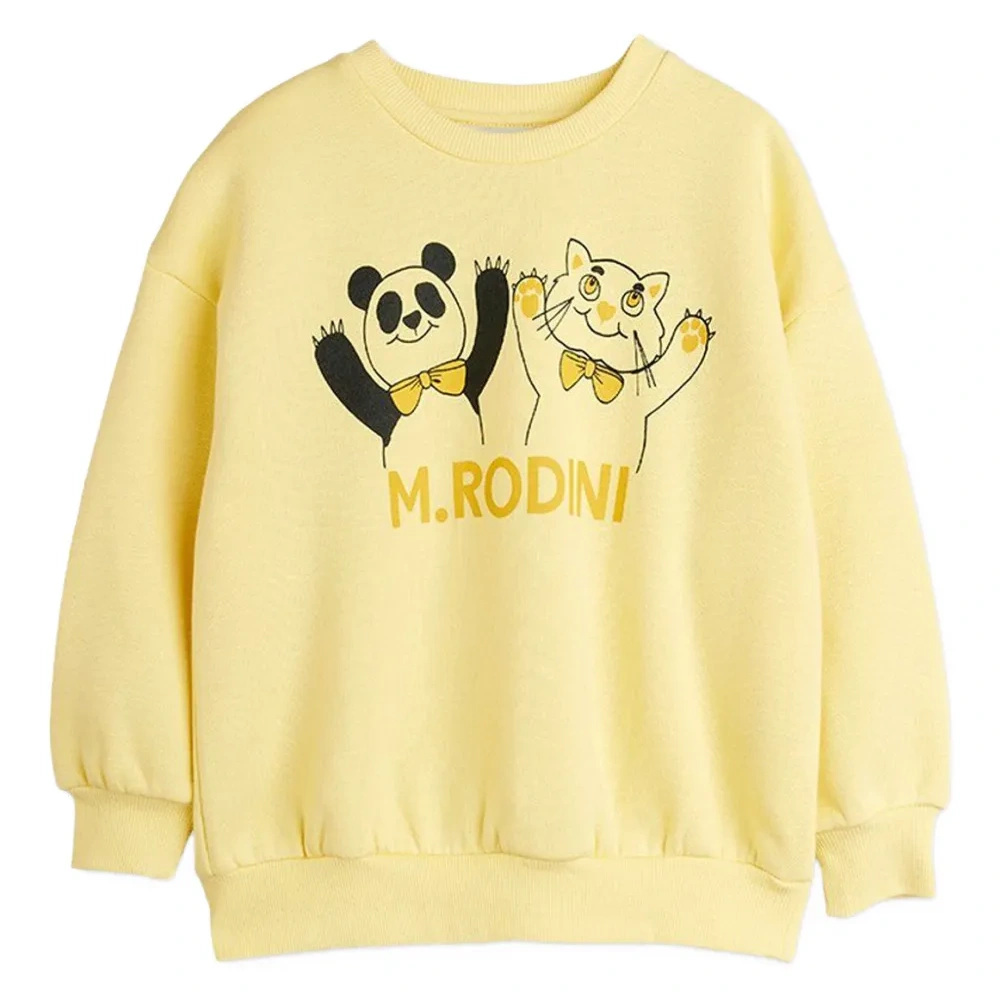 Свитшот с графическим изображением панды-кота