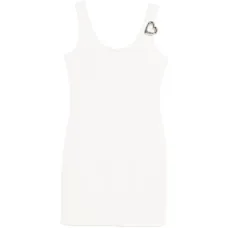 Мини-платье с аппликацией в виде сердца