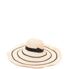 Шляпа с полосатой лентой