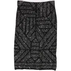 Юбка с геометрическими пайетками