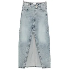 Юбка с разрезом спереди