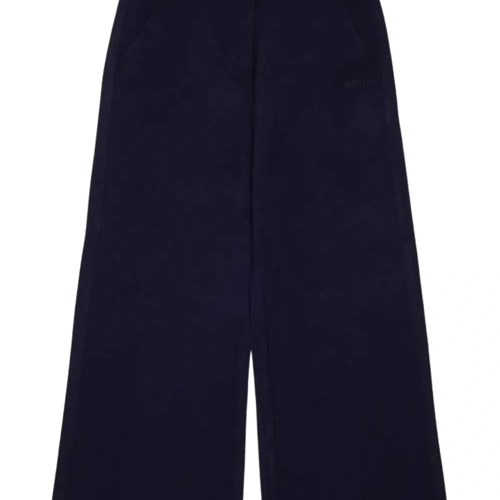 Брюки с вышитым логотипом