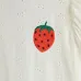 Платье с вышивкой в виде клубники