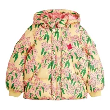 Куртка с цветочным принтом и капюшоном