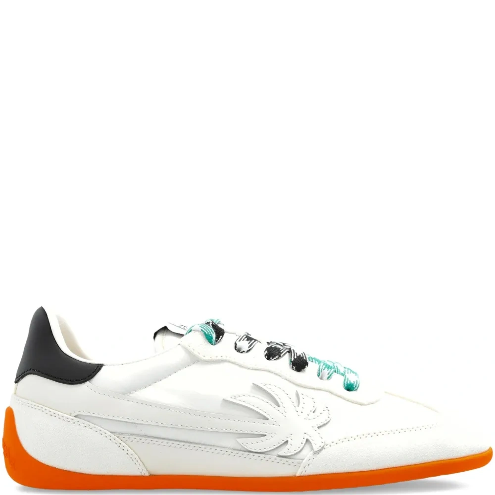 Кроссовки на шнуровке с пальмами