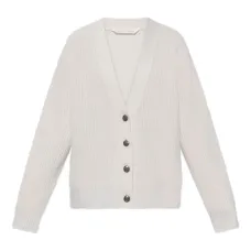 Кардиган на пуговицах с V-образным вырезом