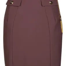 Мини-юбка с цепочкой