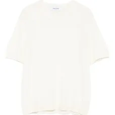 Трикотажный топ с короткими рукавами