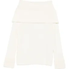 Свитер с открытыми плечами