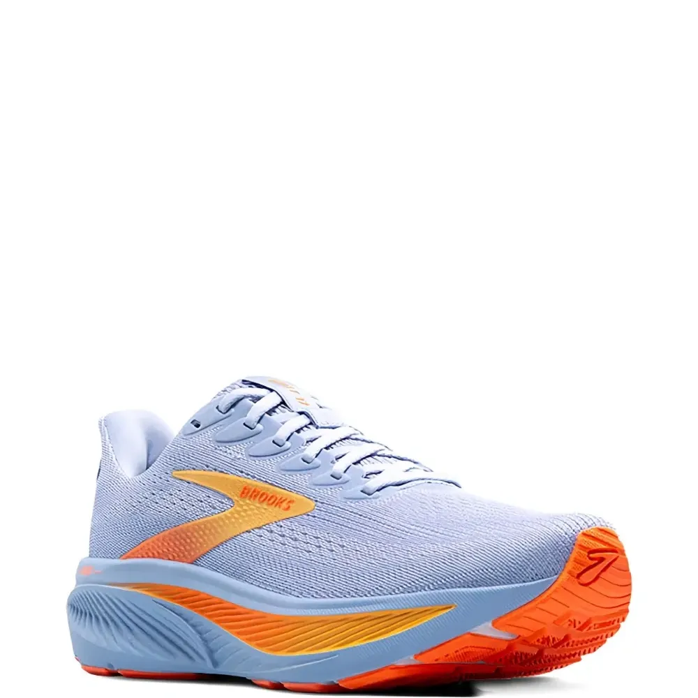 Кроссовки Ghost 17 "Светло-голубые/оранжевые"
