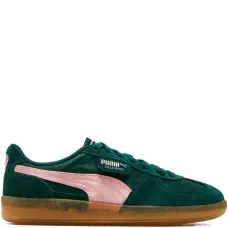 Кроссовки Palermo Satin "Зелёный/Розовый"