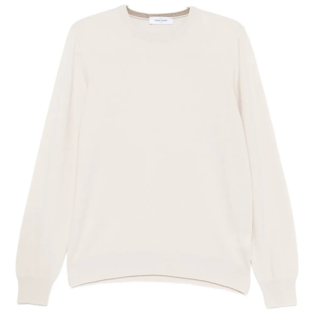 Свитер с круглым вырезом