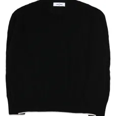 Свитер из шерстяной смеси с косами