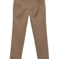 Брюки с отворотами и защипами