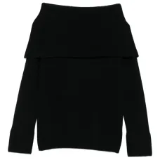 Свитер с открытыми плечами