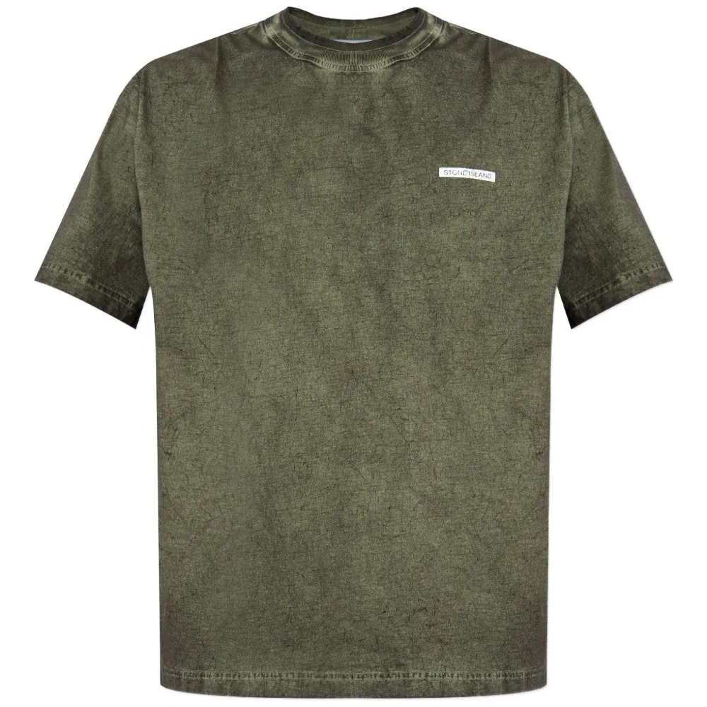 Хлопковая футболка с принтом логотипа