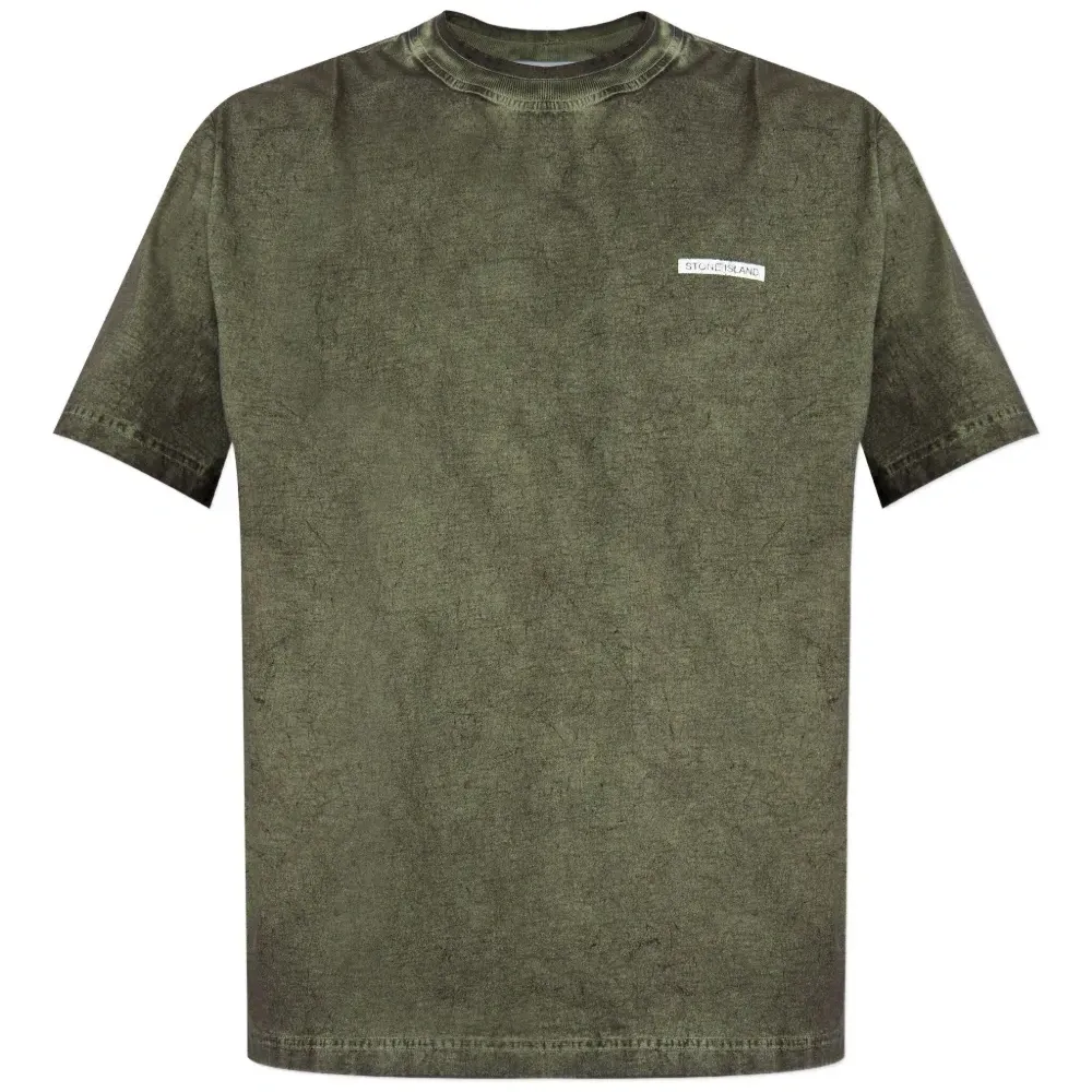 Хлопковая футболка с принтом логотипа