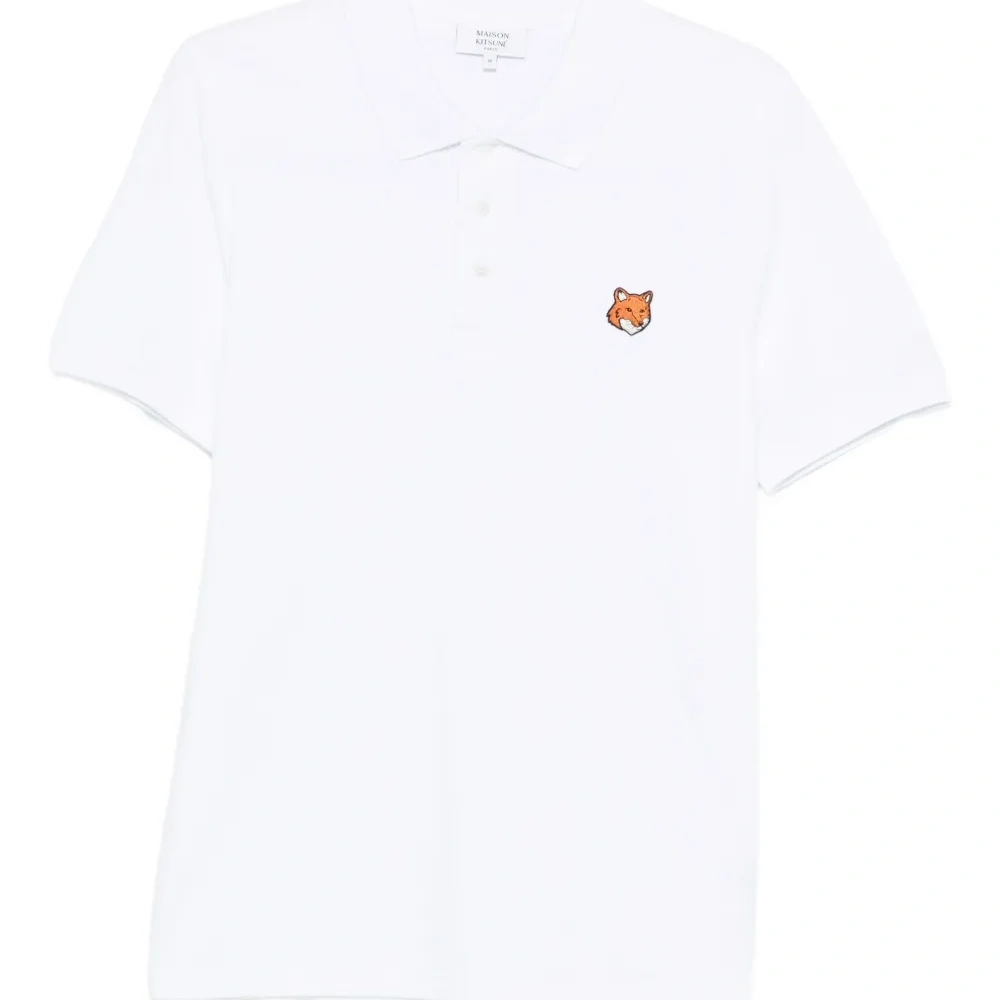 Поло с логотипом в виде головы лисы