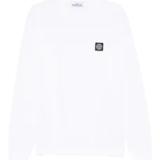 Лонгслив с нашивкой-логотипом