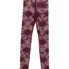 Леггинсы из кружев с цветочным узором