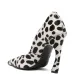Туфли-лодочки Lexi с принтом «Далматинец», каблук 91 мм