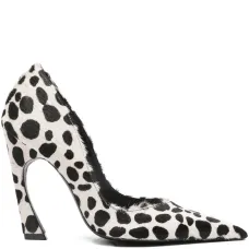 Туфли-лодочки Lexi с принтом «Далматинец», каблук 91 мм