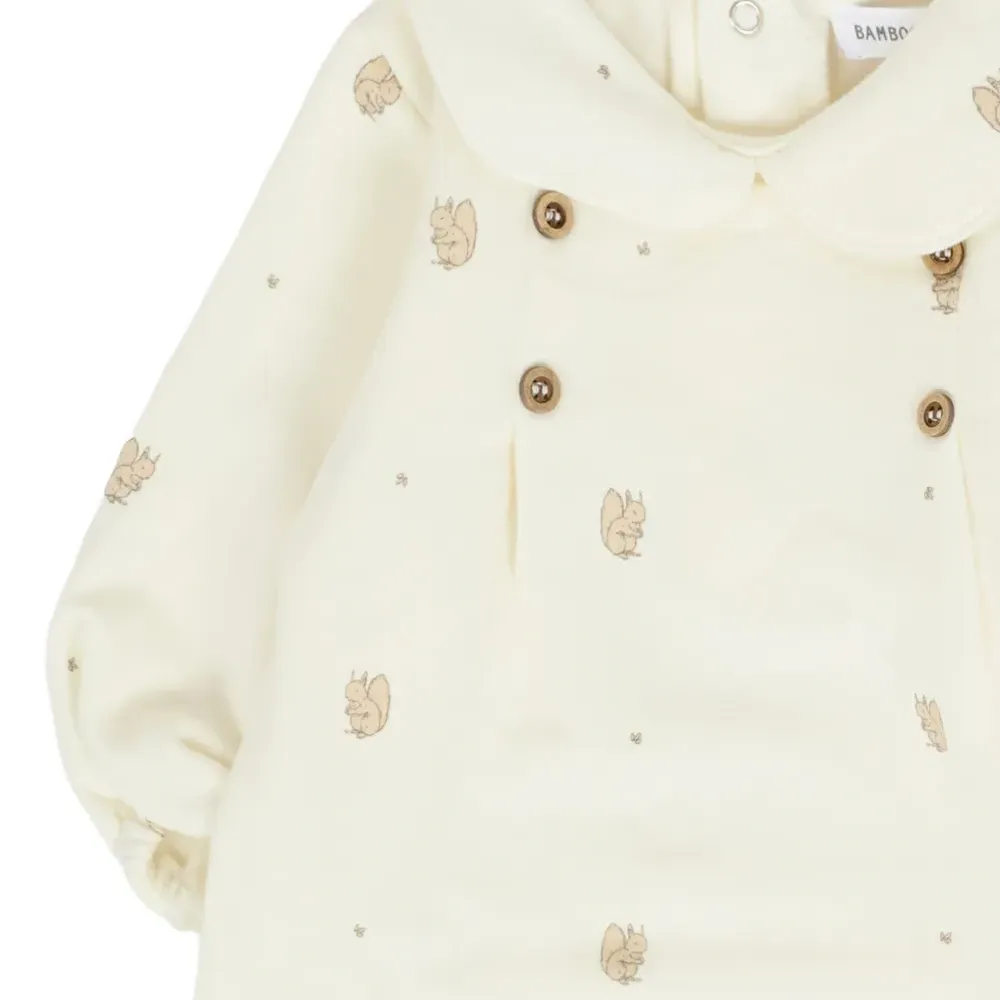 Ползунки с принтом белки