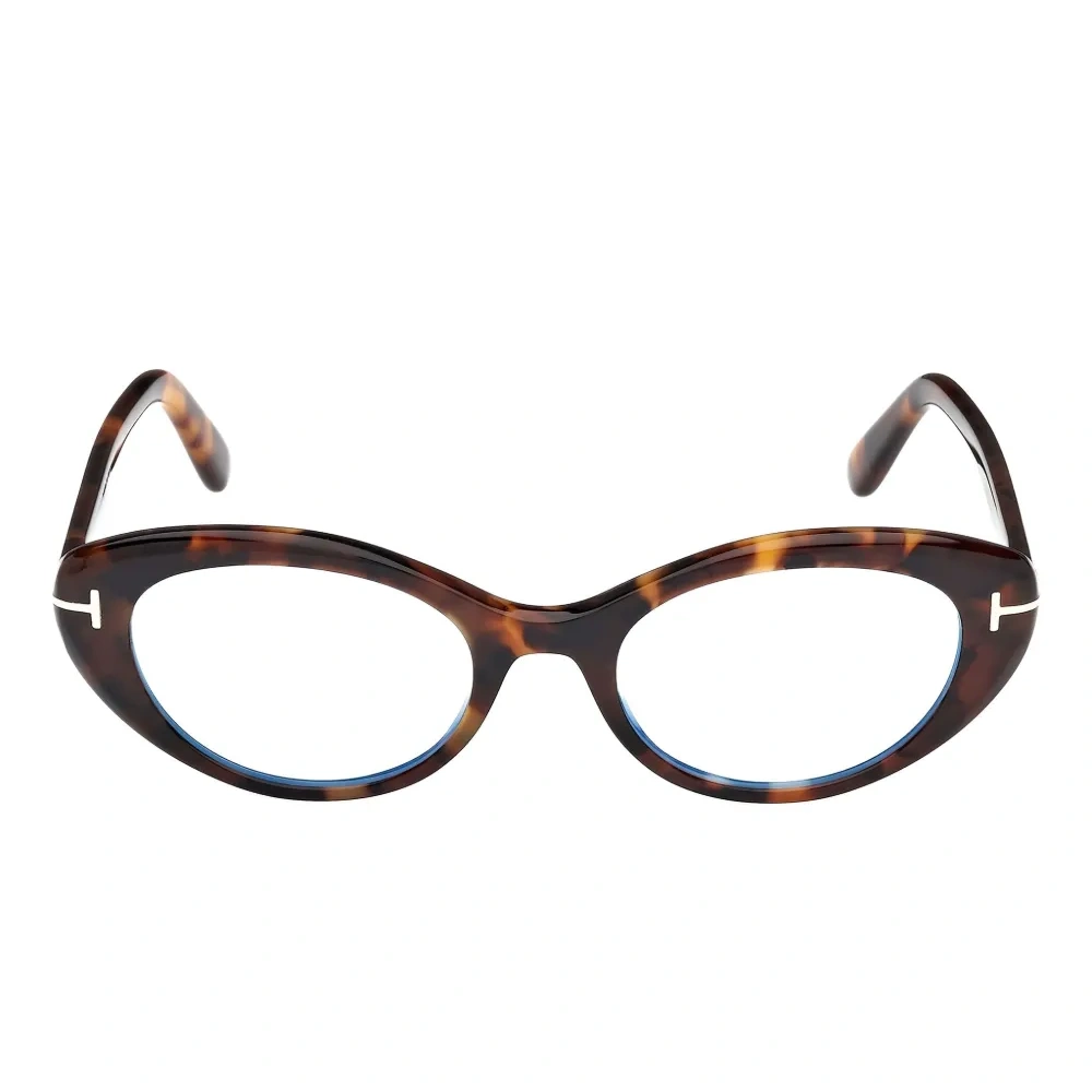 Очки в форме "кошачий глаз" с отделкой на шарнирах