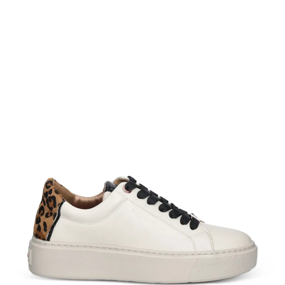 Кроссовки London с леопардовыми вставками
