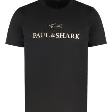 Футболка из хлопка с принтом логотипа