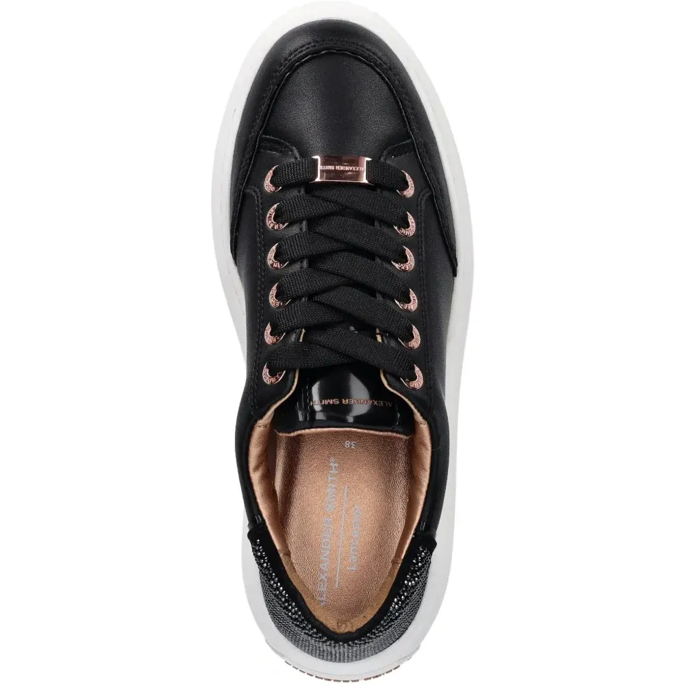 Кеды Lancaster с аппликацией и шнуровкой