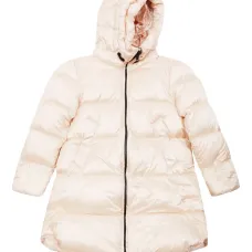 Пуховик на молнии с капюшоном