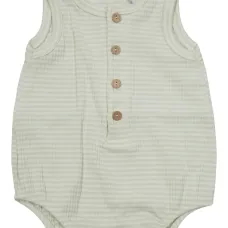 Боди в полоску на пуговицах