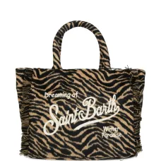 Сумка-тоут с зебровым принтом Colette