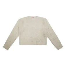 Свитер с круглым вырезом