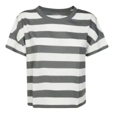 Футболка в полоску с круглым вырезом Футболка в полоску с круглым вырезом