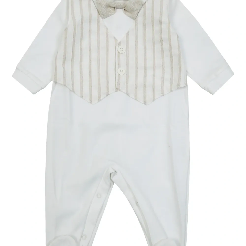 Спортивный костюм с полосатым жилетом