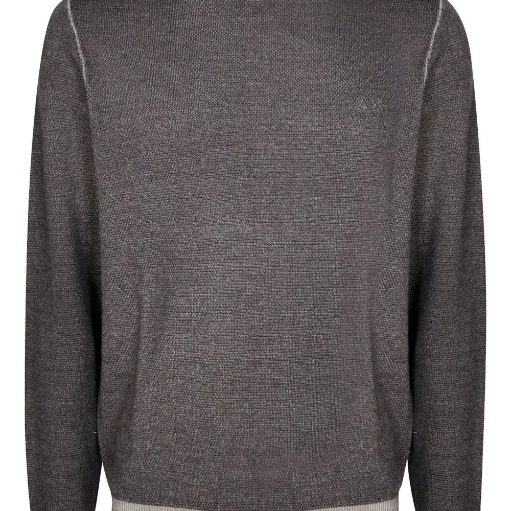 Шерстяной джемпер с круглым вырезом