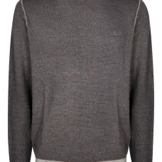 Шерстяной джемпер с круглым вырезом