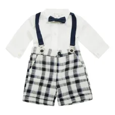 Клетчатый комплект из топа и шортов