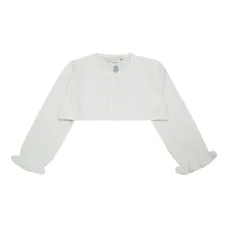 Кардиган с длинными рукавами и оборками Кардиган с длинными рукавами и оборками