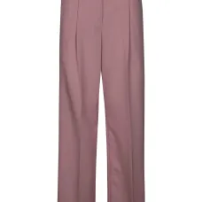 Брюки со складками и логотипом