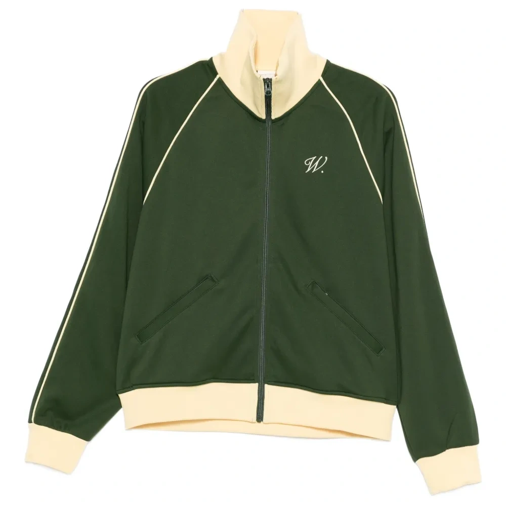 Фирменная зеленая спортивная куртка