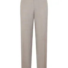 Брюки из шерсти на пуговицах