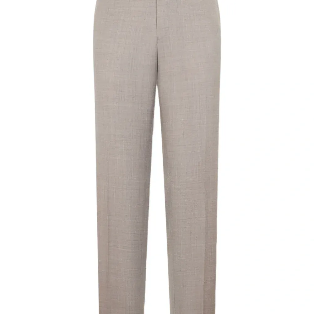 Брюки из шерсти на пуговицах