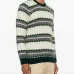 Полосатый свитер с круглым вырезом