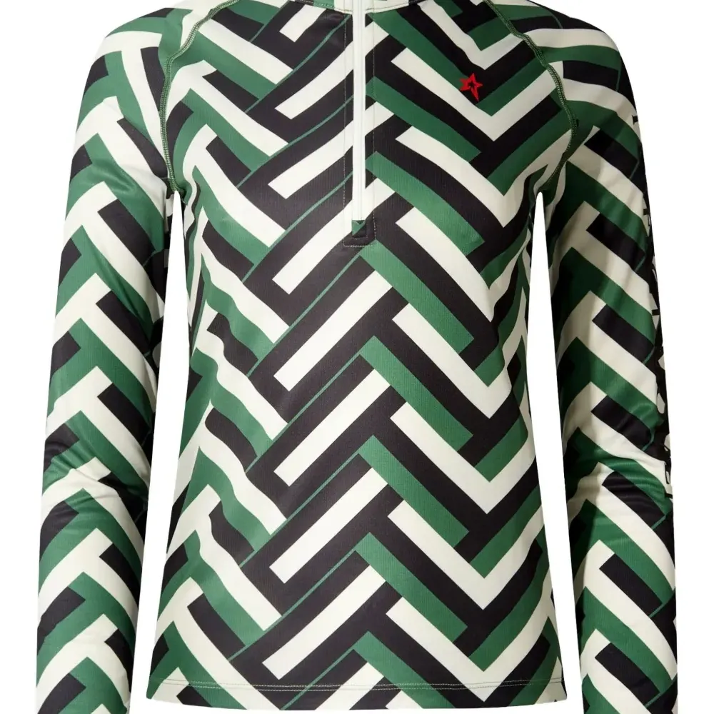 Топ на молнии с принтом